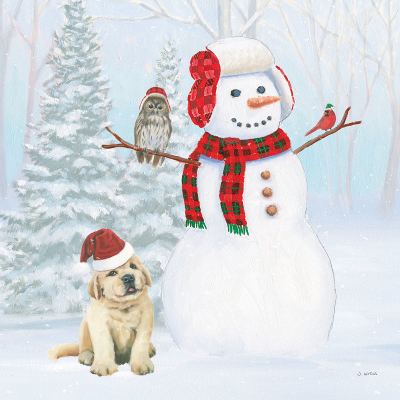 Dressed For Christmas II by James Wiens - Wrapped Canvas Painting, 51cm H x 51cm W