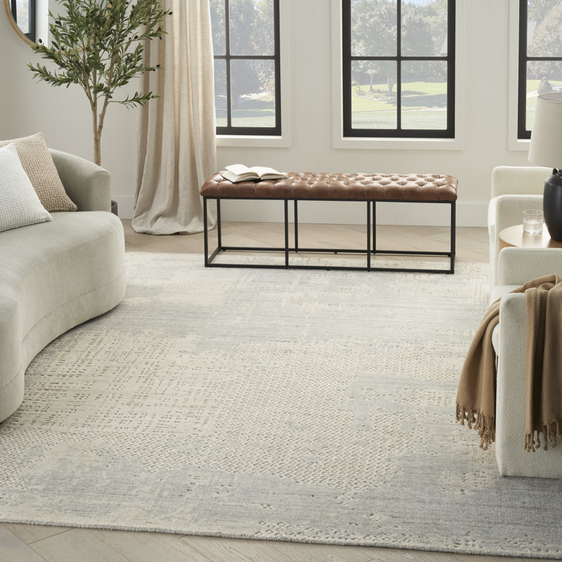Anathea Abstract Handmade Area Rug, Rectangle 236 x 297 cm