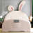 Twin Size Upholstered Rabbit-Shape Princess Bed-1487986507