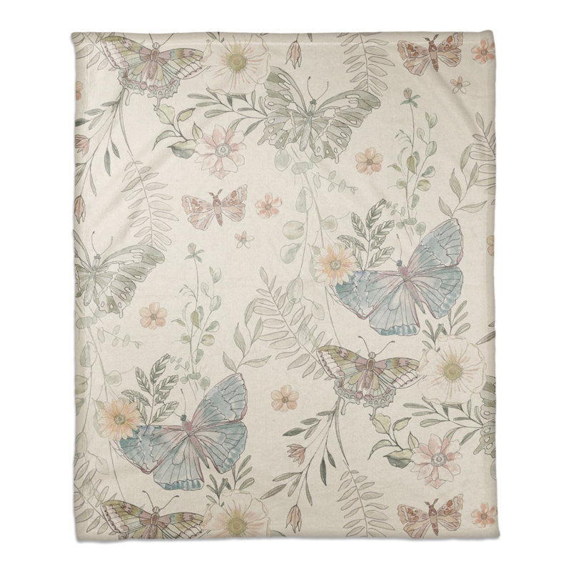 Hand Woven Throw Blanket, White