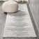 Errol Aya Berber Stripe Geometric Cream/Gray Rug