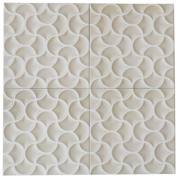 Citadel 13x13 Soft Beige Terracotta Porcelain Lattice Wall Tile (9.57 sq ft/case) - 8 Pack