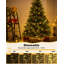 Guirlande lumineuse de Noël de 30 m (100 pi) avec 2000 DEL, télécommande et minuterie, lumière blanche chaude effet pétard, fonction mémoire et 12 modes d'éclairage, étanche, idéale pour fenêtres, porches et espaces extérieurs.