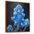 Toile avec cadre flottant brun
