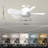 1-Light LED Ceiling Fan Bowl Light Kit