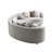 Gray Boucle Sectional Sofa W/9 Pillows