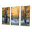 «Autumn Morning In Forest Panorama», ensemble de reproductions d'art mural paysage d'hiver-107201005-107201006