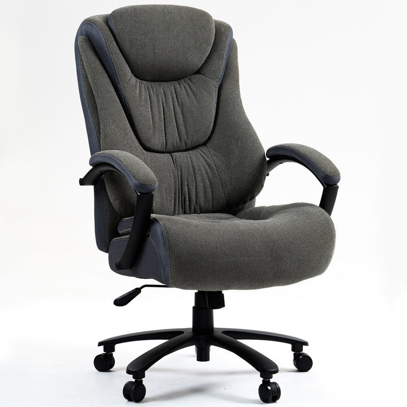 Chaise de bureau en tissu de coton Boyle