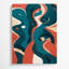 Abstrait art figuratif sur toile vert 79-1406309932