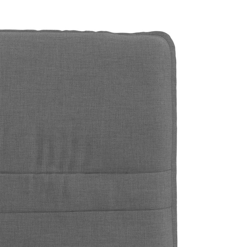  2 chaises de salle à manger en tissu gris foncé
