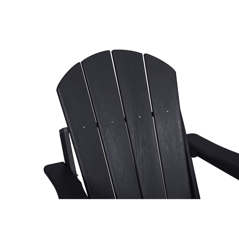 Chaise pliante - et espace optionnel pour la détente confortable, Noir