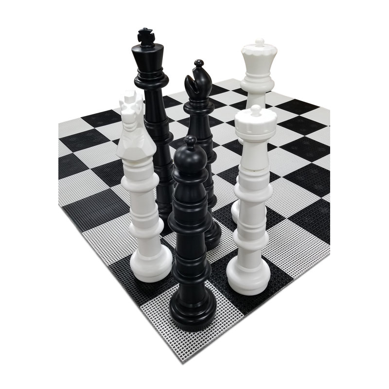 49" Giant Plastic Chess Set with Plastic Board