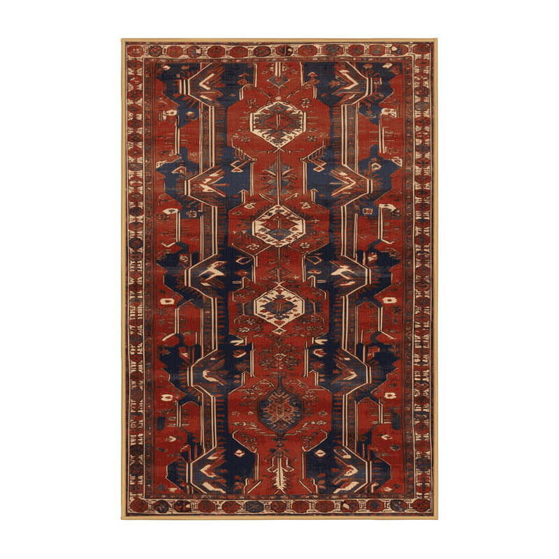 Tapis brun lavable à la machine, Rectangulaire 2 pi x 3 pi