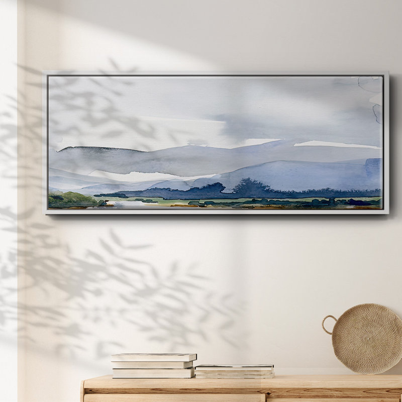 Blue Ridge I- Framed Canvas