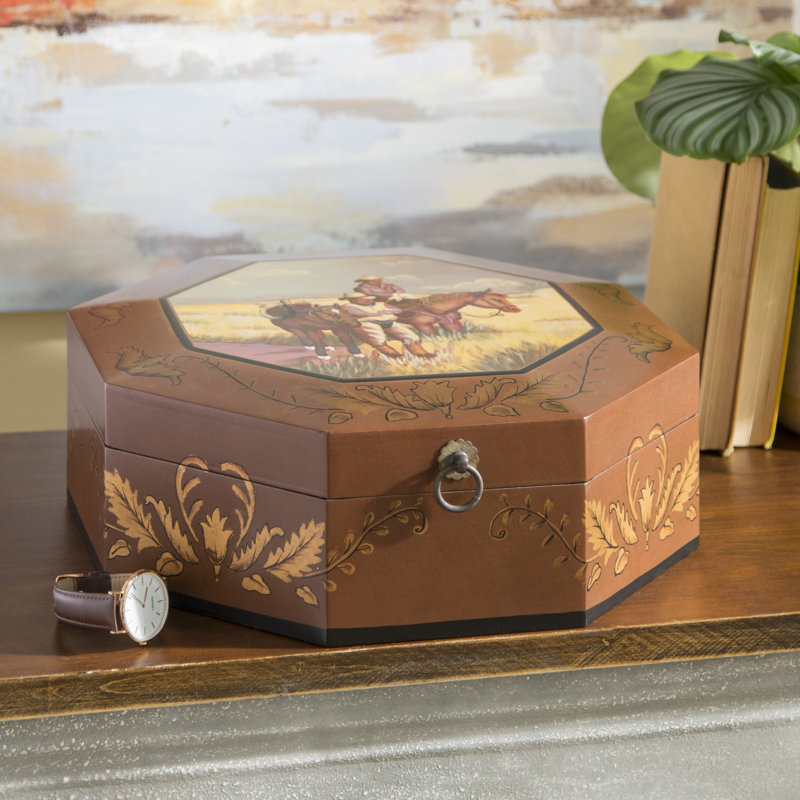 Cowboys Octagonal Decorative Box