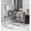 Roderick Glass Top Sled End Table