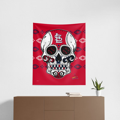 Cardinals Candy Skull Wall Décor