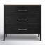 Mayfair 3 Drawer Wood and Marble Chest-1644845821
