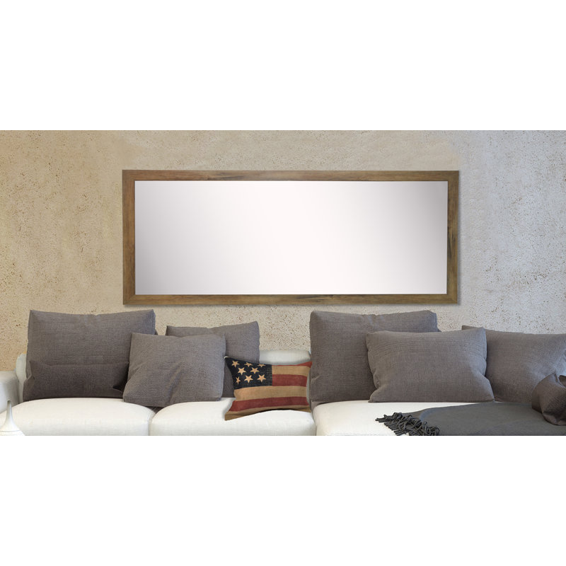 Piccadilly Flat Wall Mirror, Brown