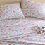 Ensemble de draps 3 pièces à imprimé 100% coton, Happy Bows-132456841