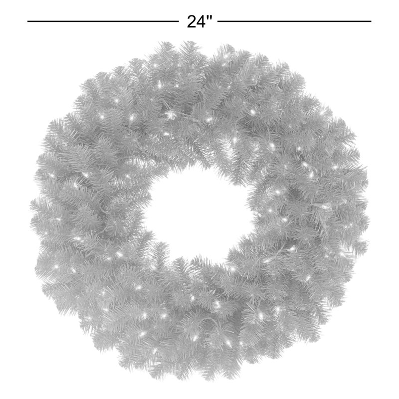 North Valley 24" Lighted Wreath