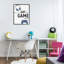 «Eat Sleep Game Lifestyle», estampe numérique, design par Christine Simpson Art-563779344-563779347