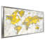 «World Map Yellow Gray» par Danhui Nai - impression-64743394-64743396