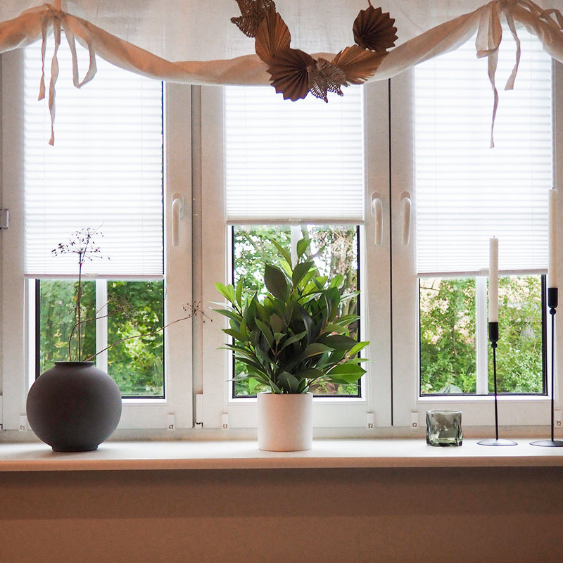 Cordless Semi Sheer Pleated Shade, 130cm W x 200cm L