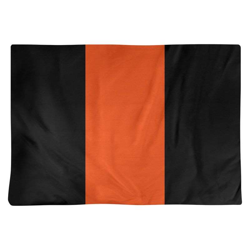 Récapitulatif 18" à rayures de football Cincinnati, Noir / Orange