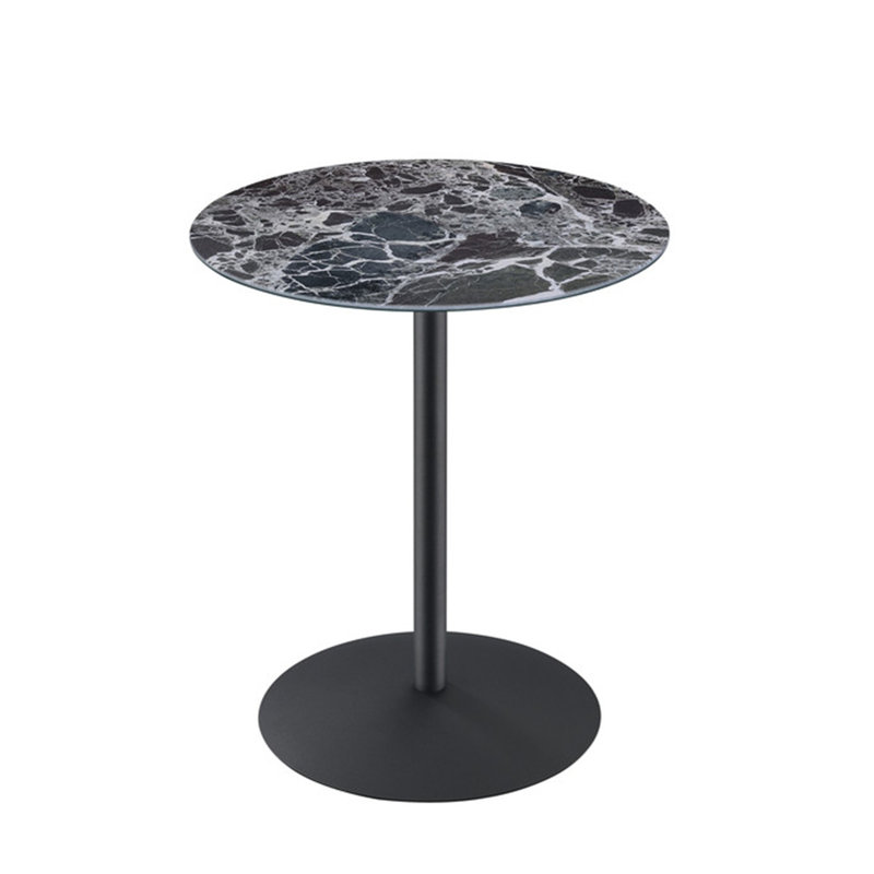 Table de bout Jahnke, Noir, Noir