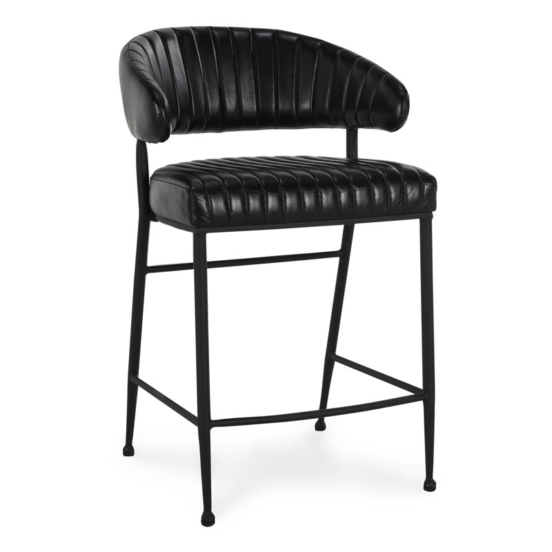 Umbria Stool, Counter Stool (26" Seat Height), Black