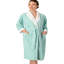 Peignoir 100% coton en ratine avec poches-74494314-74494317