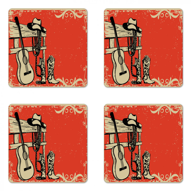 Sous-verre western