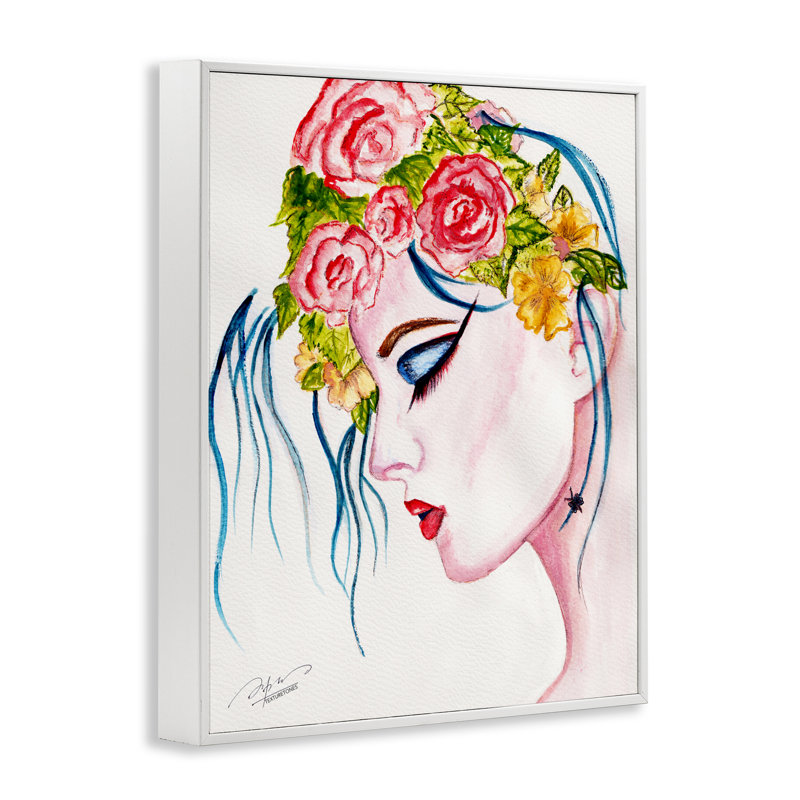 Giclée abstraite féminine élégante, conçue par Texturetones, H 30 po x l 24 po, Estampe numérique encadrée blanc bord de mer