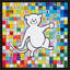 Pop Cat Painting by JP Kilkenny-70492268