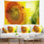 Tapisserie de tournesol en fleur animal-28489033