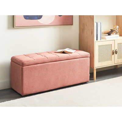 Rabecka Polyester Upholstered Storage Bench