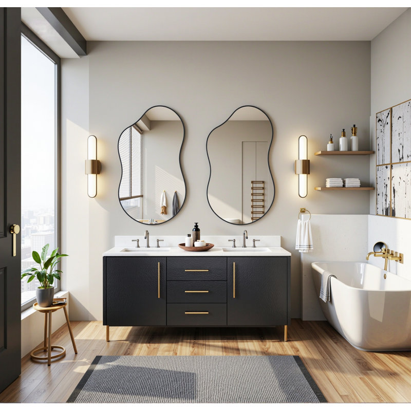 Miroir mural Lunara, 24 po x 36 po