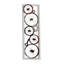 Décoration murale en métal et bois