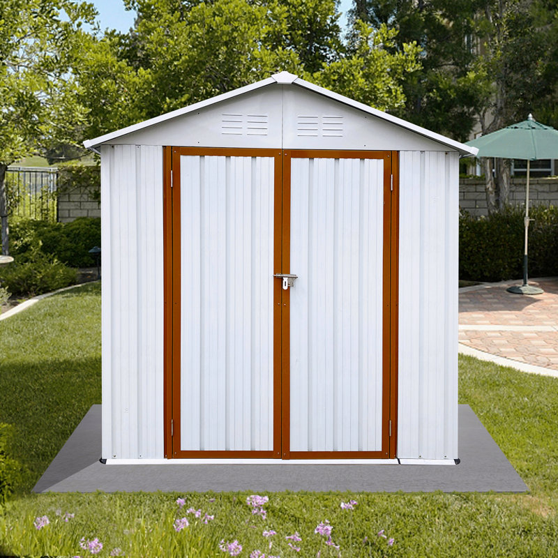 Remise de rangement extérieure pour toit Apex de 6 pi x 4 pi