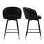  Tabouret de bar et de comptoir pivotant 26 po avec structure en métal-938769266