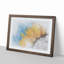 Sunflower at the End of Summer in Abstract - Framed Print-55727787-55727788