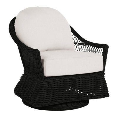 Soho Woven Swivel Glider