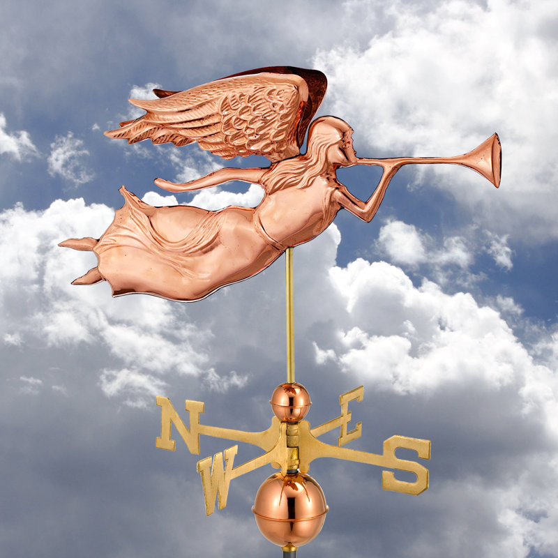 Girouette Angel, Cuivre poli