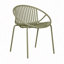 Ensemble de salle à manger d'extérieur moderne 7 pièces avec chaise empilable-1603672853