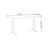 Brown+Black Rectangular Solid Wood desk-2014909456