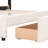 Beige Upholstered Platform Bed With 4 Drawers And Button Headboard, No Box Spring, Solid Particle Board Frame Queen Size Elegant Appeal --124868295