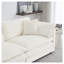 Canapé modulaire en L en chenille 2 places avec repose-pieds et causeuse modulaire blanc pour petits espaces de vie-203345654