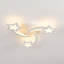 Five-star 3-head light ceiling lamp