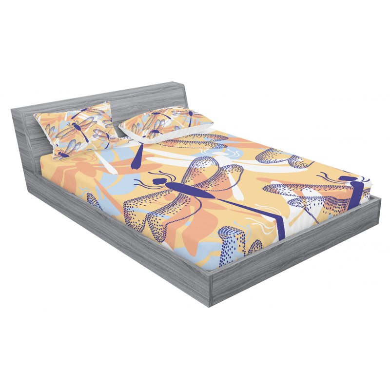 Microfiber Sheet Set, Full Sheet Set with Fitted Sheet